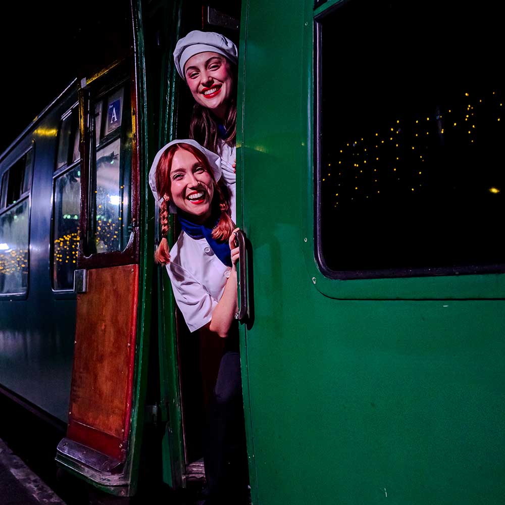 The polar express train ride Spa Valley